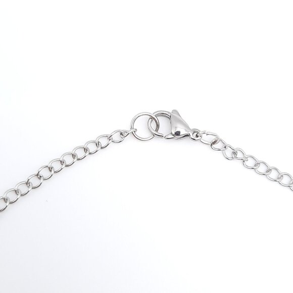 Red Brecciated Jasper Chakra Gemstone Adjustable Asymmetrical Necklace Handmade - Picture 4 of 8